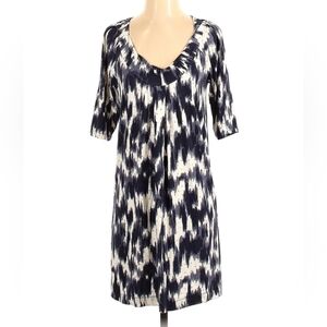 Juicy Couture Navy Blue Tie Dye Dress Women's Size Small